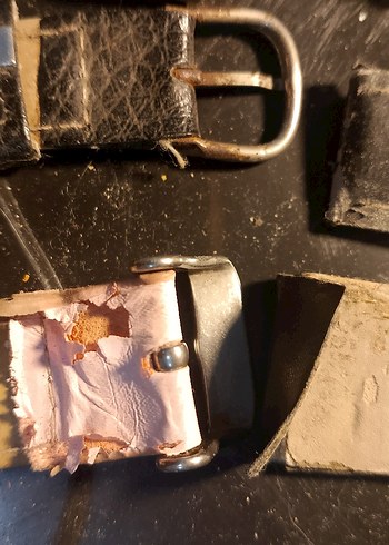 Erkek Vintage Deri Saat Kayışı - Görsel 18