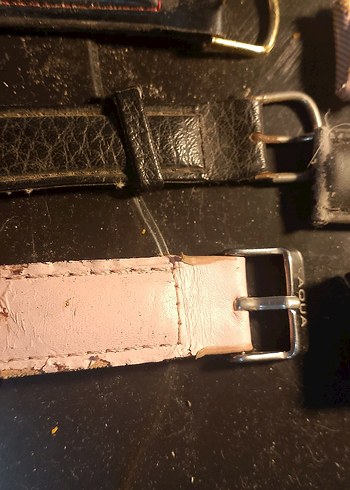 Erkek Vintage Deri Saat Kayışı - Görsel 11