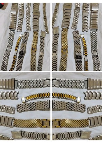 Dönem ürünü çelik saat kordonları - Görsel 7