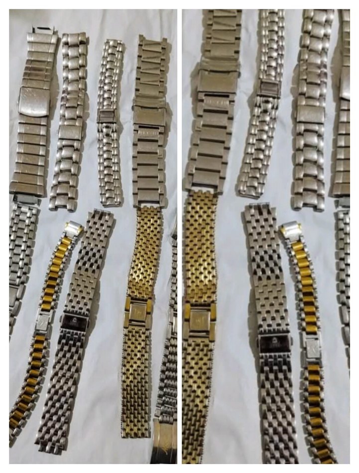 Dönem ürünü çelik saat kordonları - Görsel 3