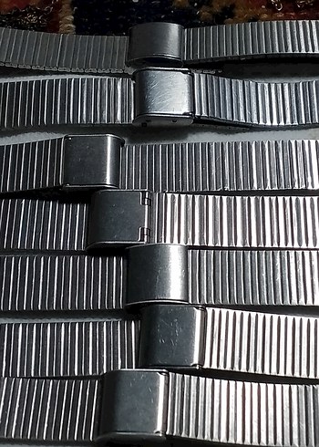 Dönem ürünü depo malı yeni erkek saati çelik kordonları - Görsel 7