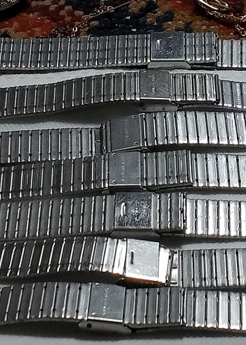 Dönem ürünü depo malı yeni erkek saati çelik kordonları - Görsel 4