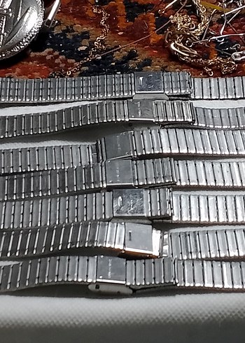 Dönem ürünü depo malı yeni erkek saati çelik kordonları - Görsel 2