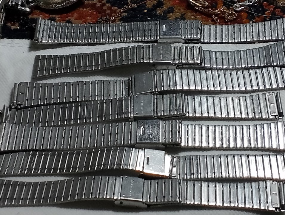 Dönem ürünü depo malı yeni erkek saati çelik kordonları - Görsel 4