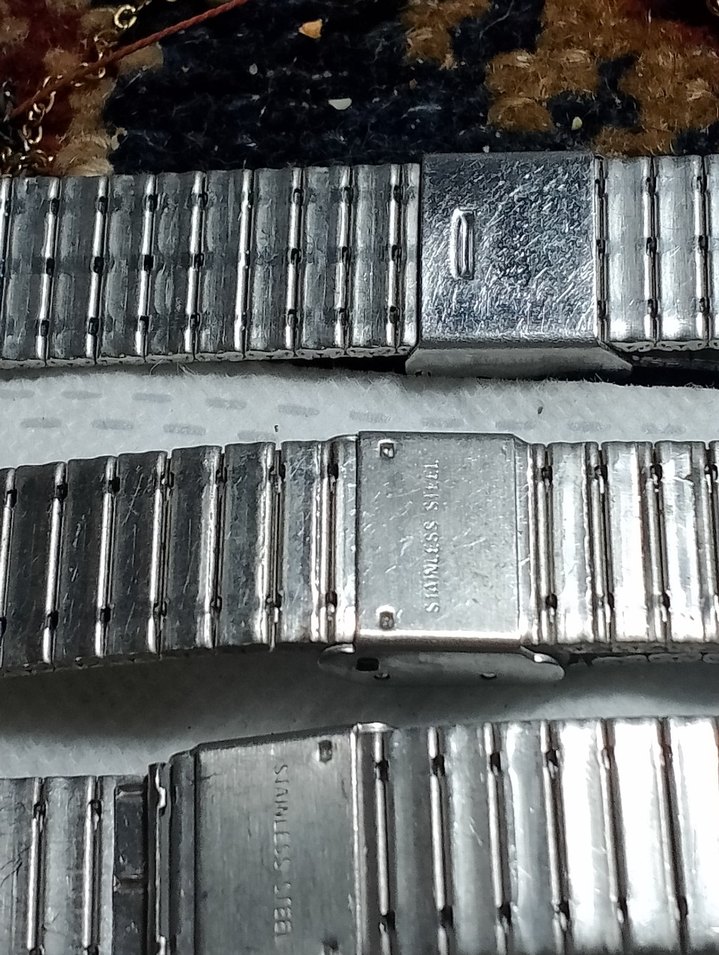 Dönem ürünü depo malı yeni erkek saati çelik kordonları - Görsel 3