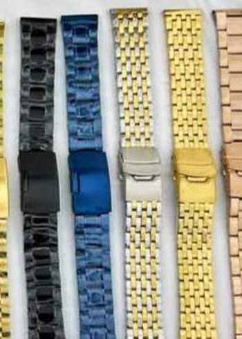 Yeni 0 renkli çelik saat kordonları - Görsel 7