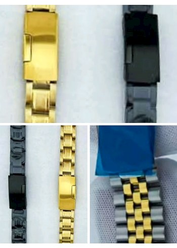 Yeni 0 renkli çelik saat kordonları - Görsel 2