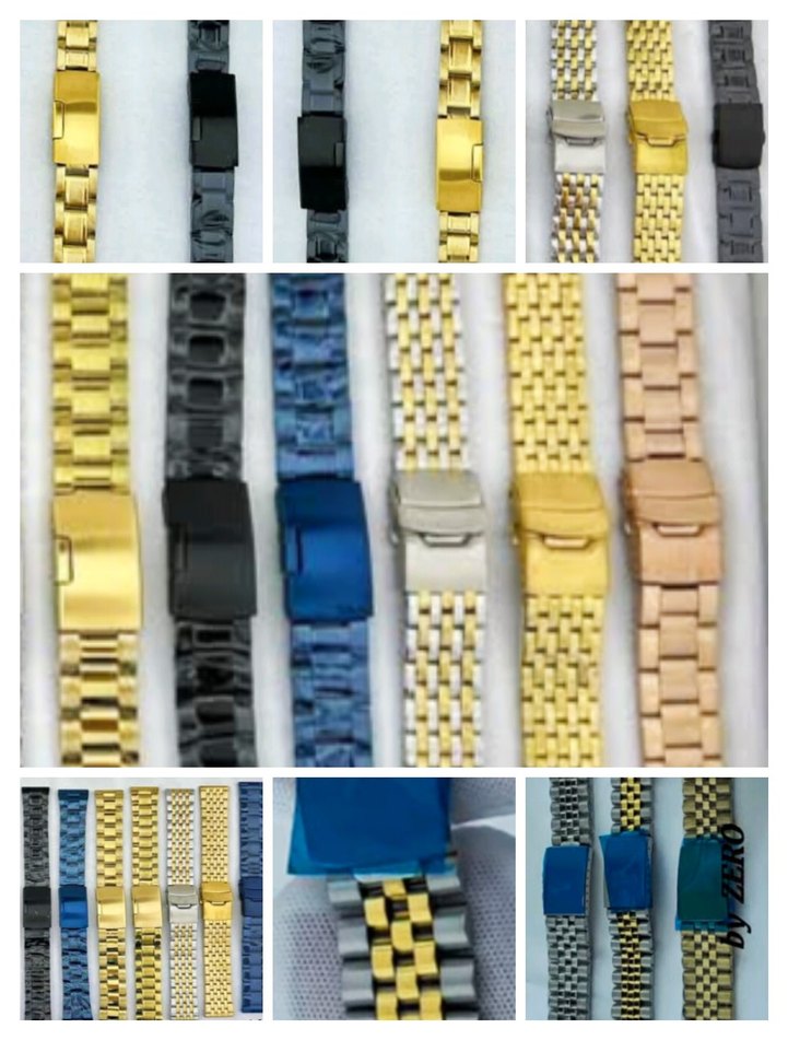 Yeni 0 renkli çelik saat kordonları - Görsel 4