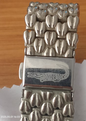 Dönem ürünü depo malı orijinal lacost saat kordonu - Görsel 4