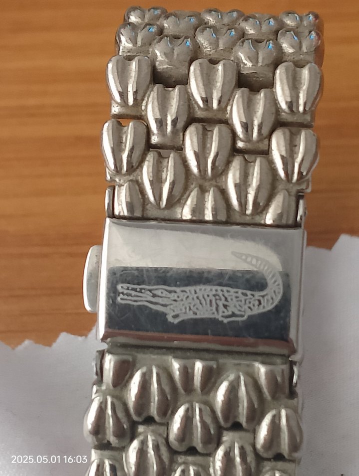 Dönem ürünü depo malı orijinal lacost saat kordonu - Görsel 4