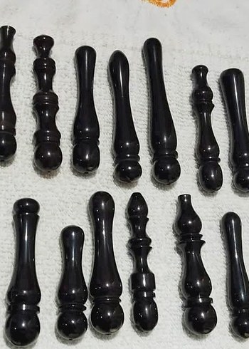 Usta işi özel tasarım büyük boy bağa kehribar katalin