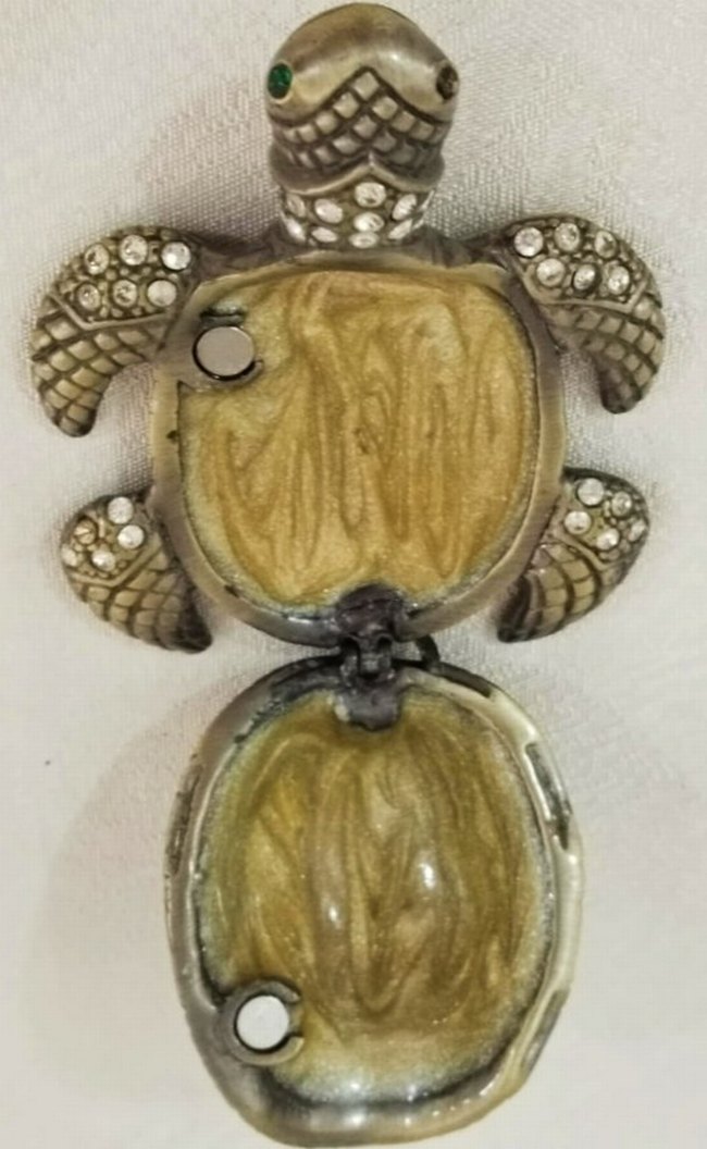 Eski dönem dönem ürünü koleksiyonluk  takı kutusu - Görsel 4