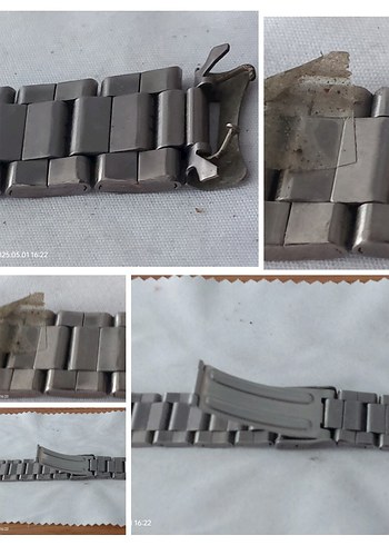 Gri Titanyum Erkek Saat Kordonu - Görsel 6