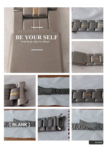 Gri Titanyum Erkek Saat Kordonu - Görsel 5