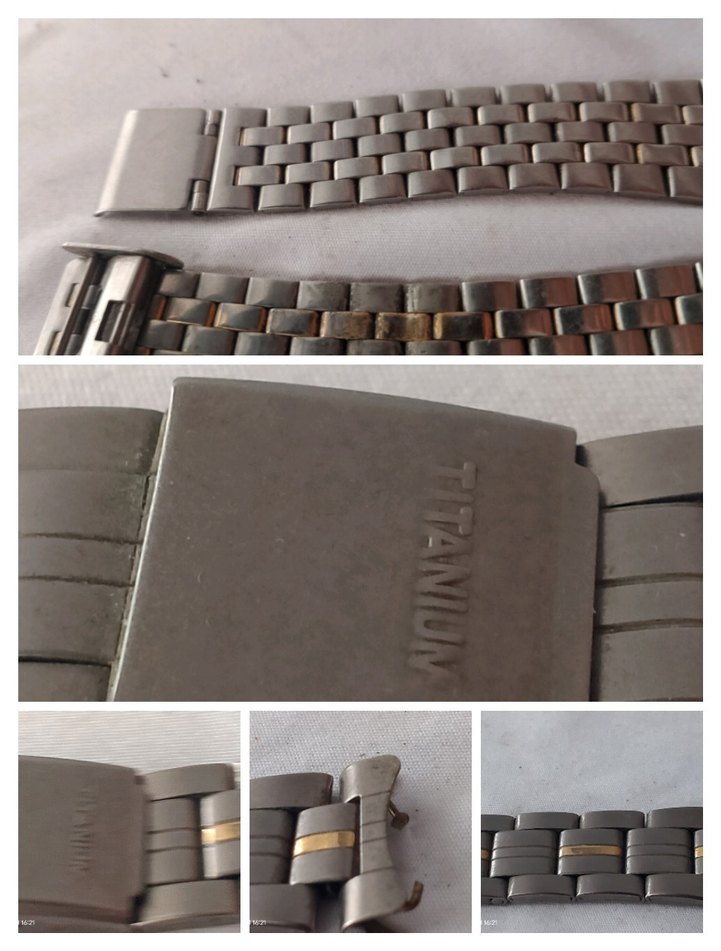 Gri Titanyum Erkek Saat Kordonu - Görsel 2