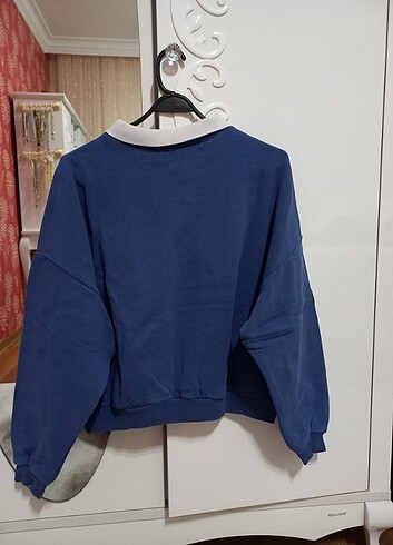 m Beden Trendyolmilla indigo mavisi sweatshirt