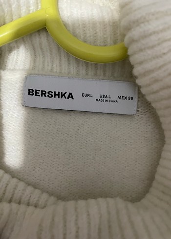 Beyaz Siyah Çizgili Boğazlı Kadın Kazak - Görsel 4