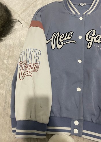 Gri Düğmeli Spor Kadın Ceket - Görsel 2