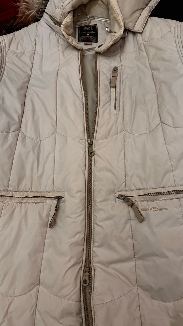 Colin's Krem Midi Kadın Fermuarlı Yelek - Görsel 4