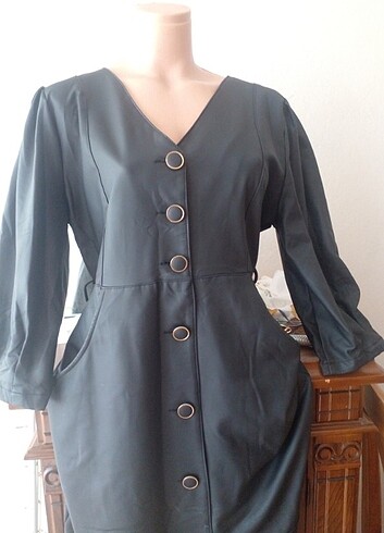 Deri elbise - Görsel 4