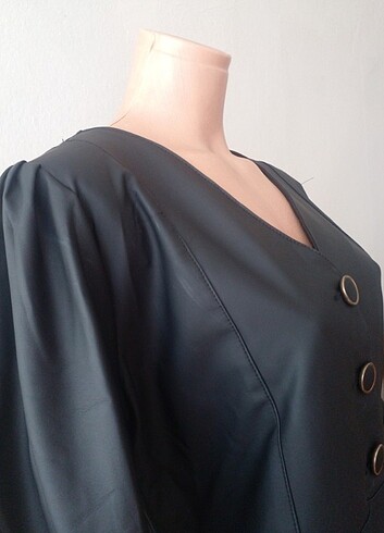 Deri elbise - Görsel 5