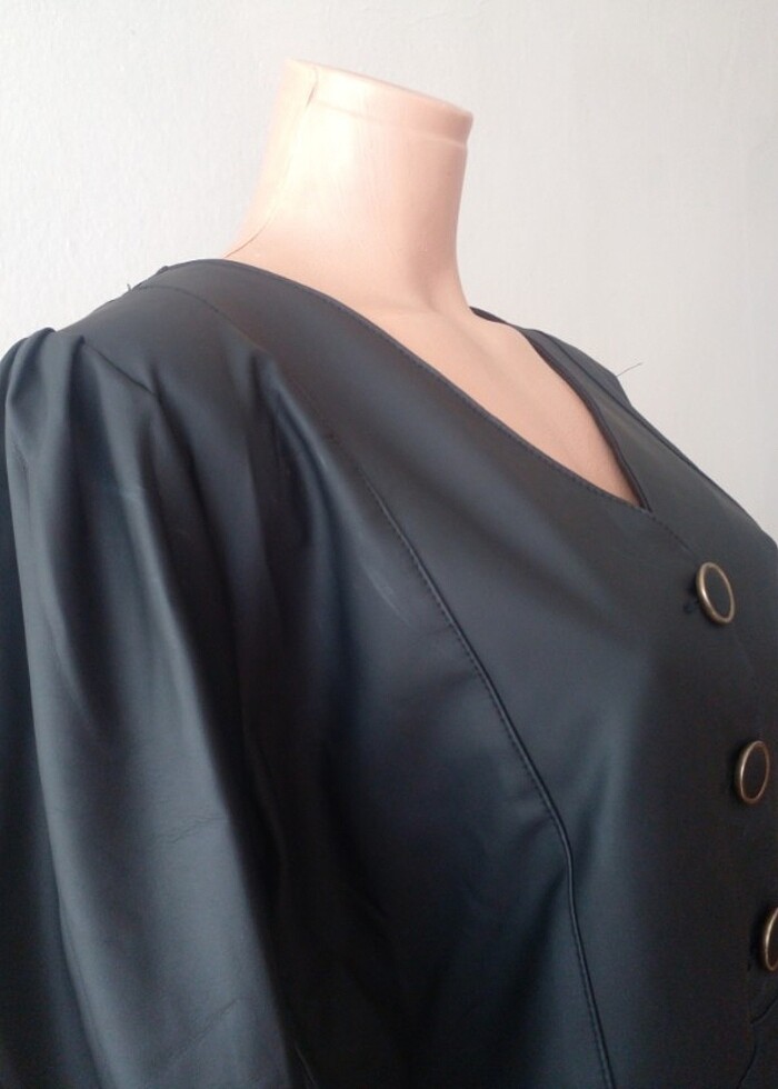 Deri elbise - Görsel 5