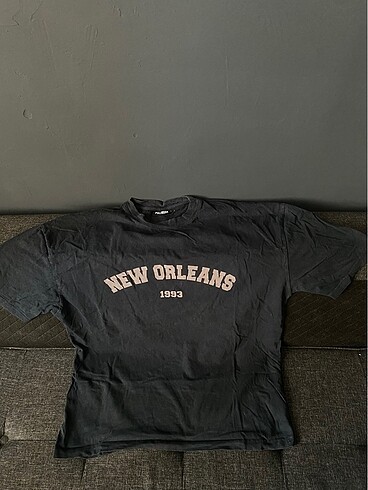 m Beden gri Renk Oversize Tshirt