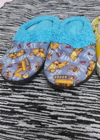 Kız Çocuk Sarı Limon Desenli Terlik 2li - Görsel 2