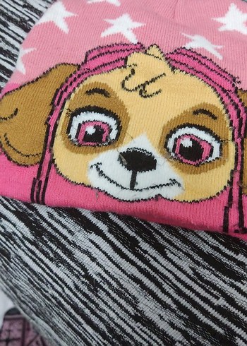 Renkli Nakışlı Örgü Çocuk Bere - Görsel 2