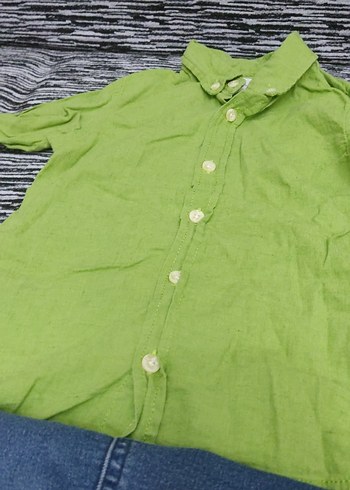 Mavi erkek gömlek ve pantolon - Görsel 3