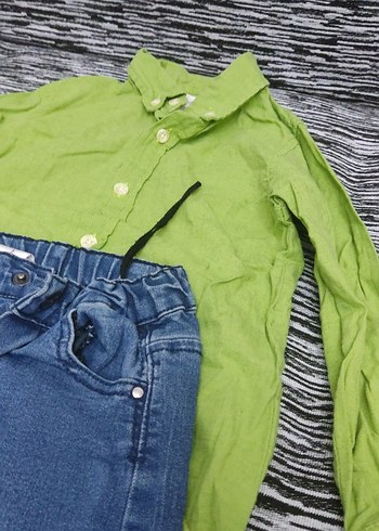 Mavi erkek gömlek ve pantolon - Görsel 4