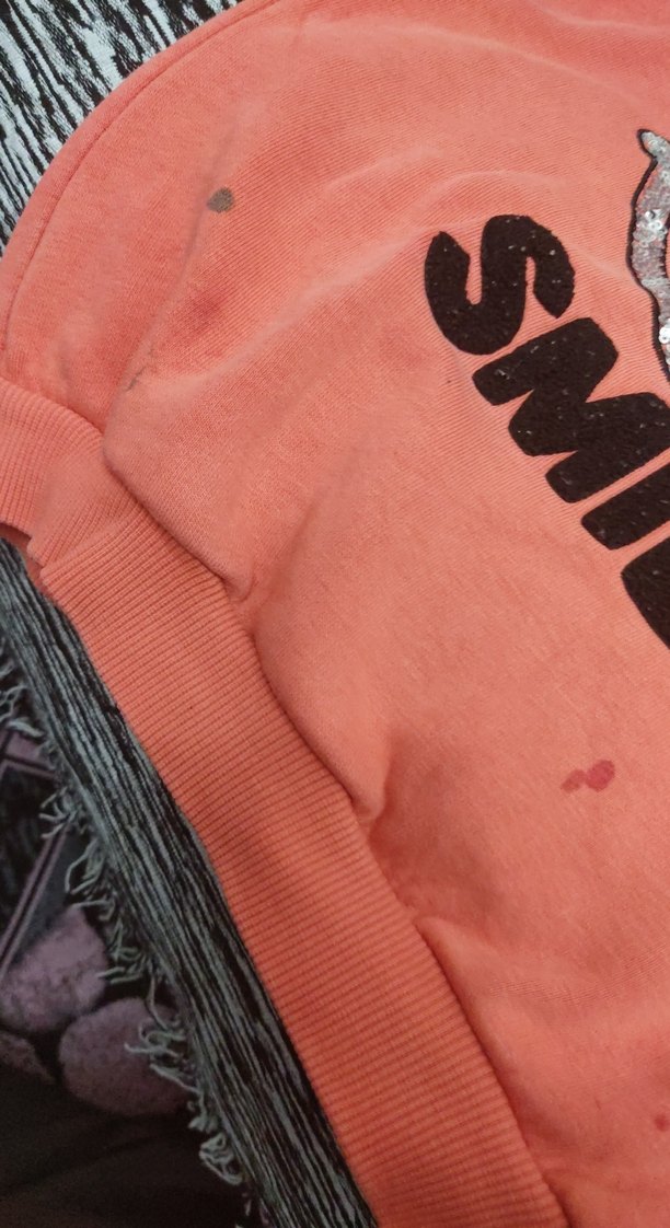 Pembe Payetli Kız Sweatshirt - Görsel 3