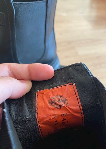 Harley Davidson Harley Davidson Kadın Siyah Platform Topuklu Biker Bot