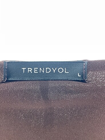 l Beden kahverengi Renk Trendyol & Milla Uzun Elbise %70 İndirimli.