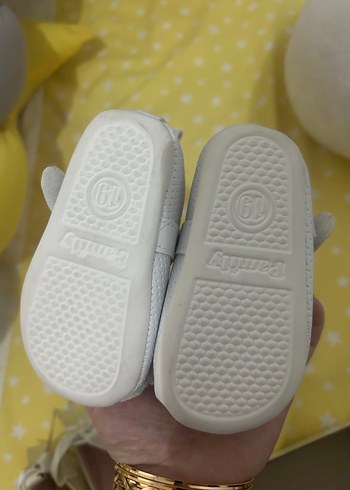 Kız Çocuk Beyaz Fiyonk Detaylı Babet - Görsel 2