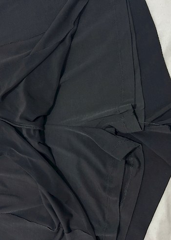 Kadın Siyah Pilili Yüksek Bel Şort etek - Görsel 3