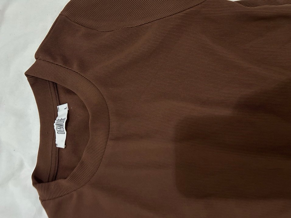 Kahverengi Mini Kadın  tulum - Görsel 3