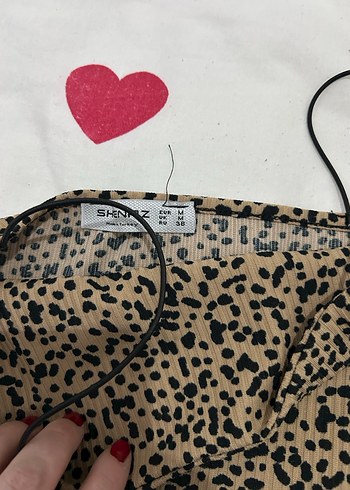 Leopar Desenli Uzun Drapeli ikili takım - Görsel 4