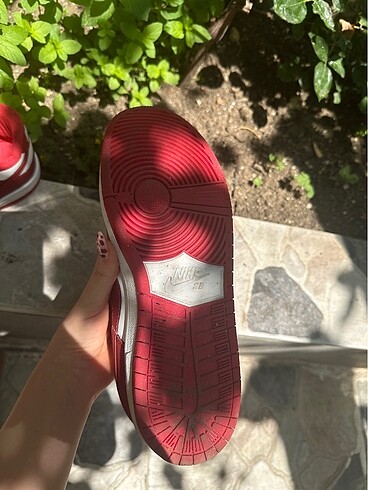 39 Beden Kırmızı beyaz Nike ayakkabı