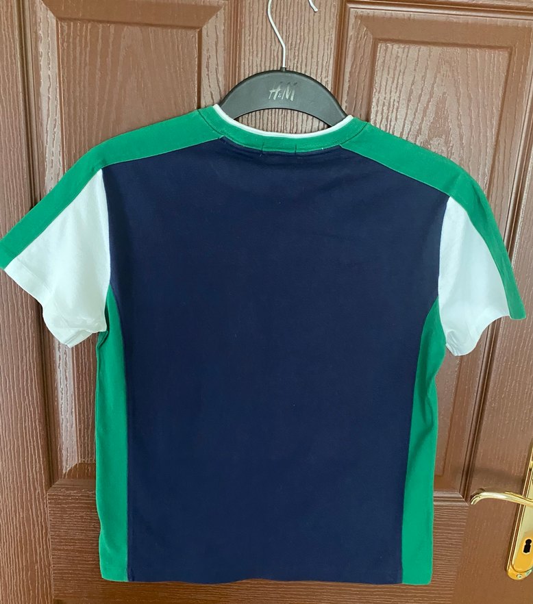 Yeşil Detaylı Erkek Çocuk Kısa Kollu Polo Tişört - Görsel 2