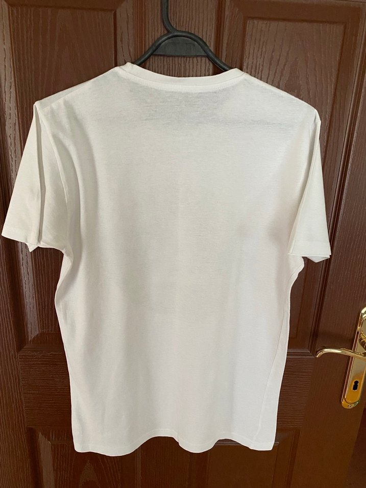 Primark Baskılı Beyaz Pamuklu Erkek Tişört - Görsel 2