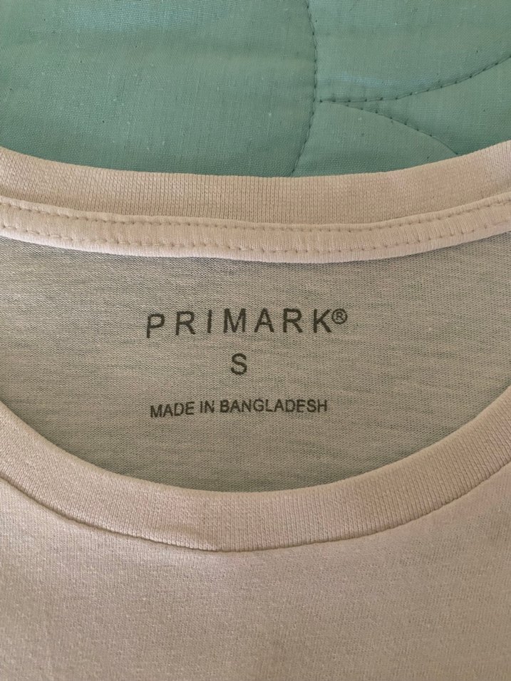 Primark Baskılı Beyaz Pamuklu Erkek Tişört - Görsel 3