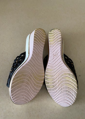 Jasmine Beyaz Payetli Dolgu Topuk Terlik - Görsel 4