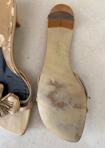 Jasmine Beyaz Payetli Dolgu Topuk Terlik - Görsel 6