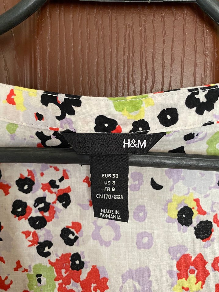 H&M Çiçek Desenli Yazlık Elbise - Görsel 3