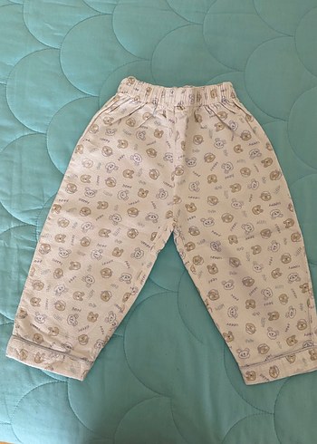 Erkek Çocuk Uzun Kollu Düğmeli Pijama Takımı(Hediyeli) - Görsel 5