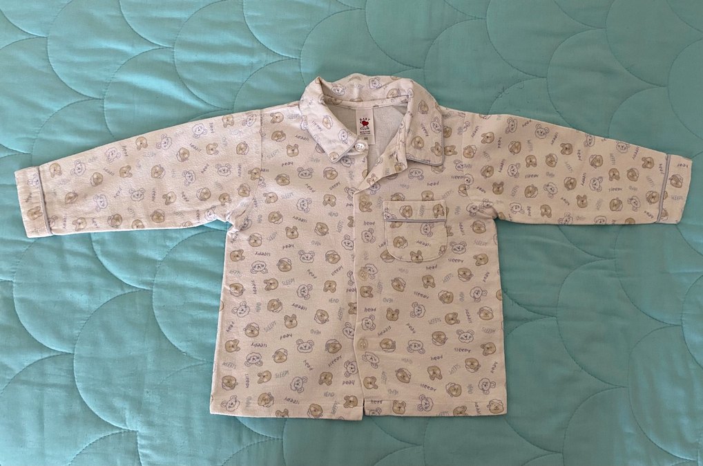 Erkek Çocuk Uzun Kollu Düğmeli Pijama Takımı(Hediyeli) - Görsel 3