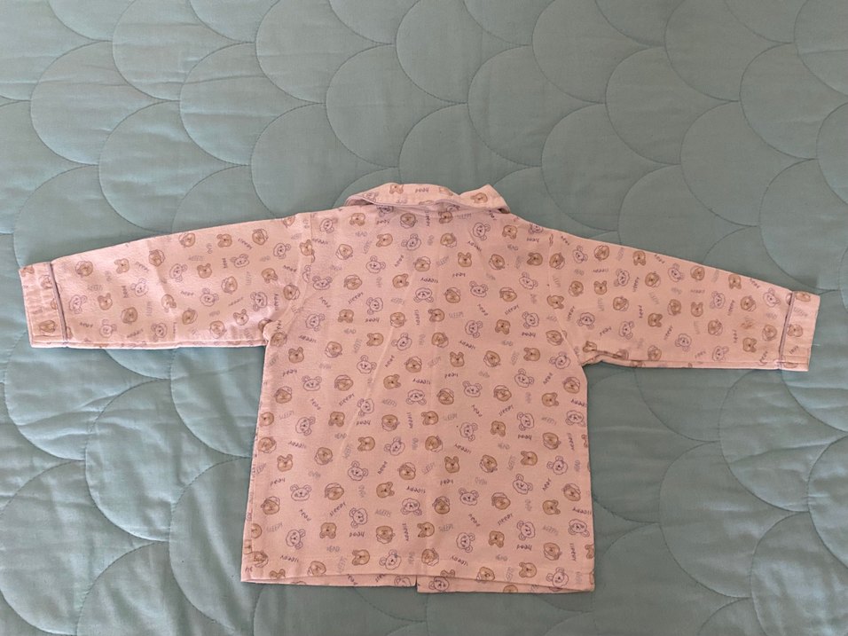 Erkek Çocuk Uzun Kollu Düğmeli Pijama Takımı(Hediyeli) - Görsel 4