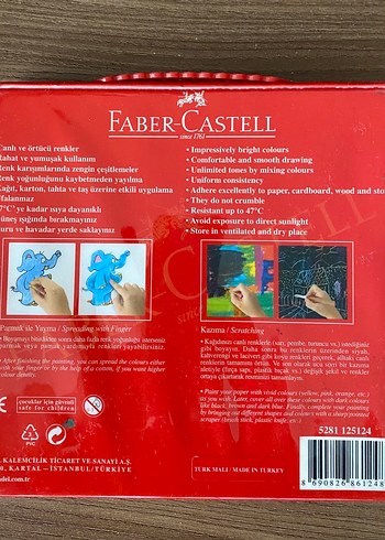 Faber-Castell 24 Renk Pastel Boya Seti - Görsel 2