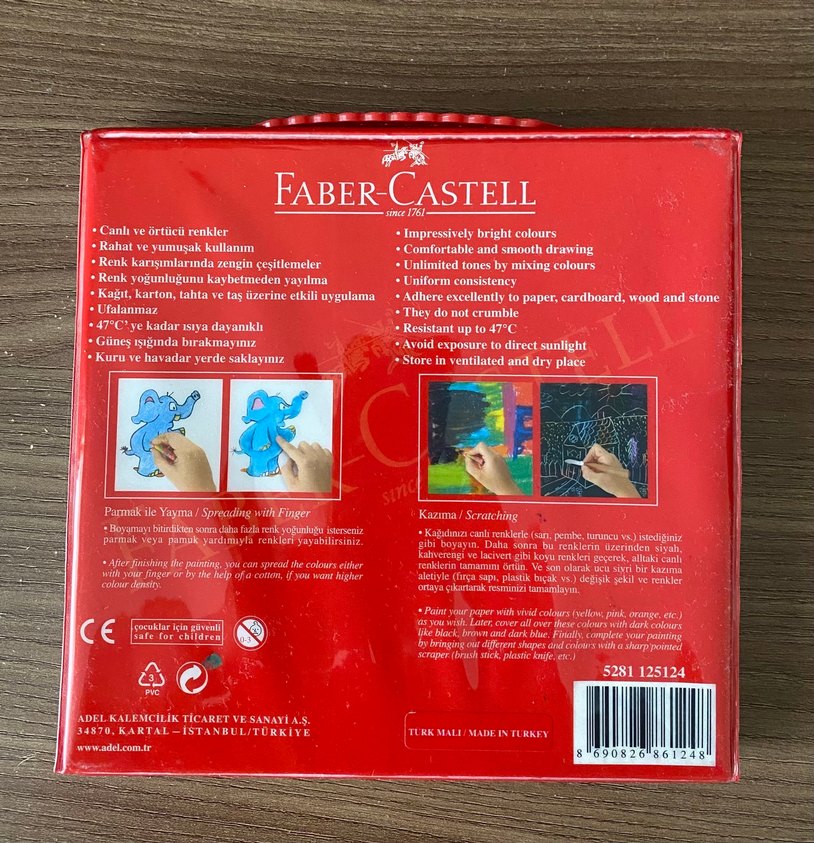 Faber-Castell 24 Renk Pastel Boya Seti - Görsel 2